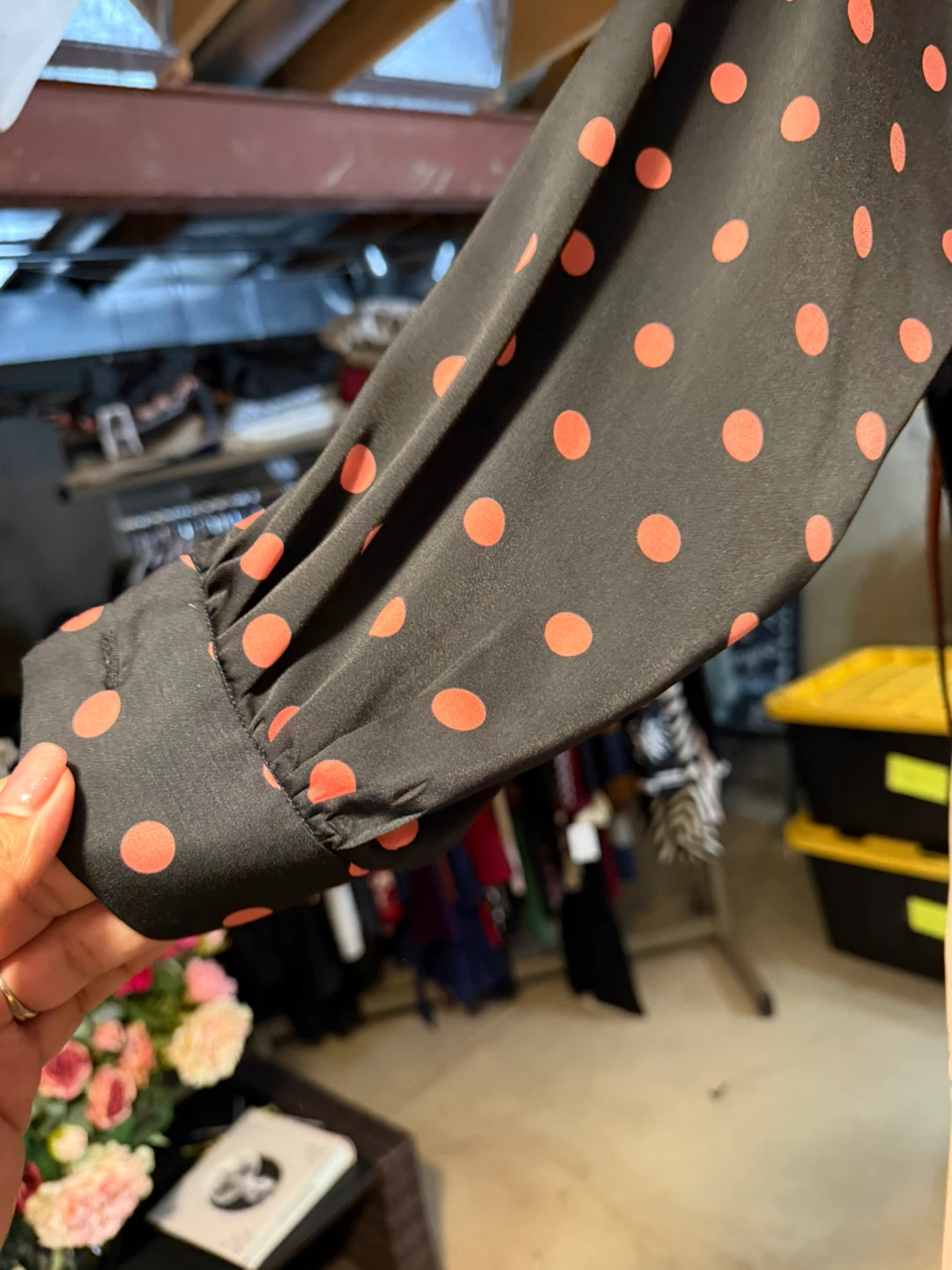 Black Polka Dot Dress - photo 3