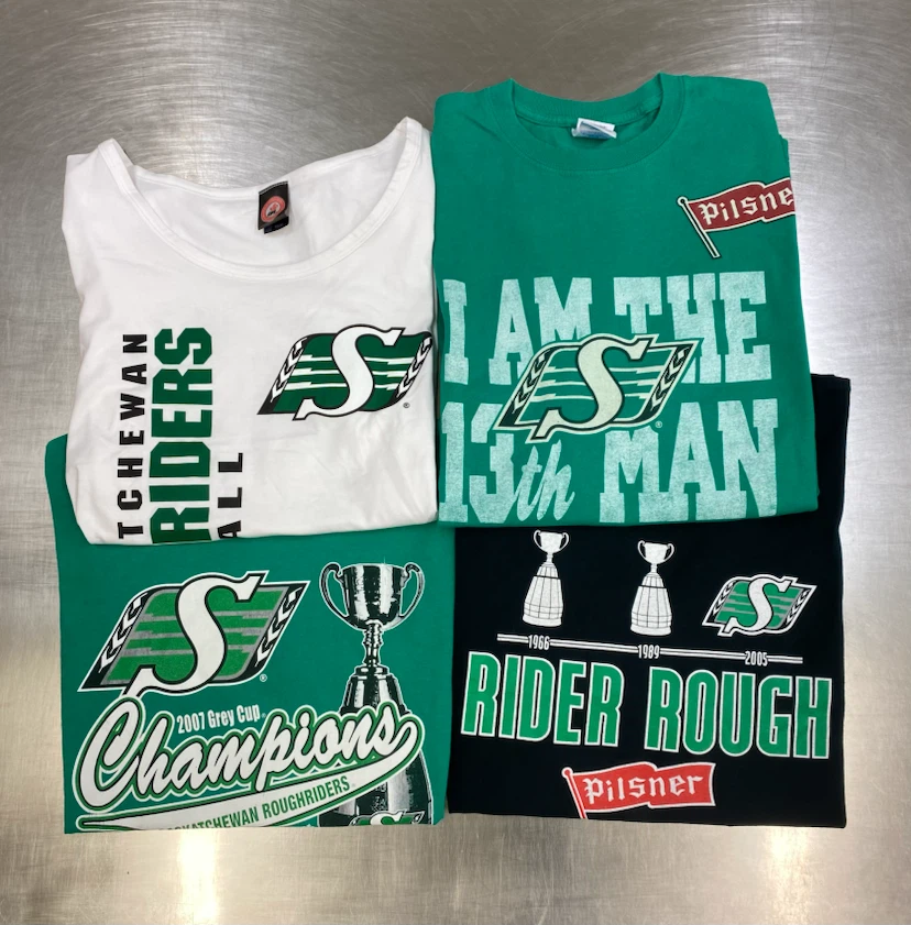 Saskatchewan Roughriders T-Shirts Bundle