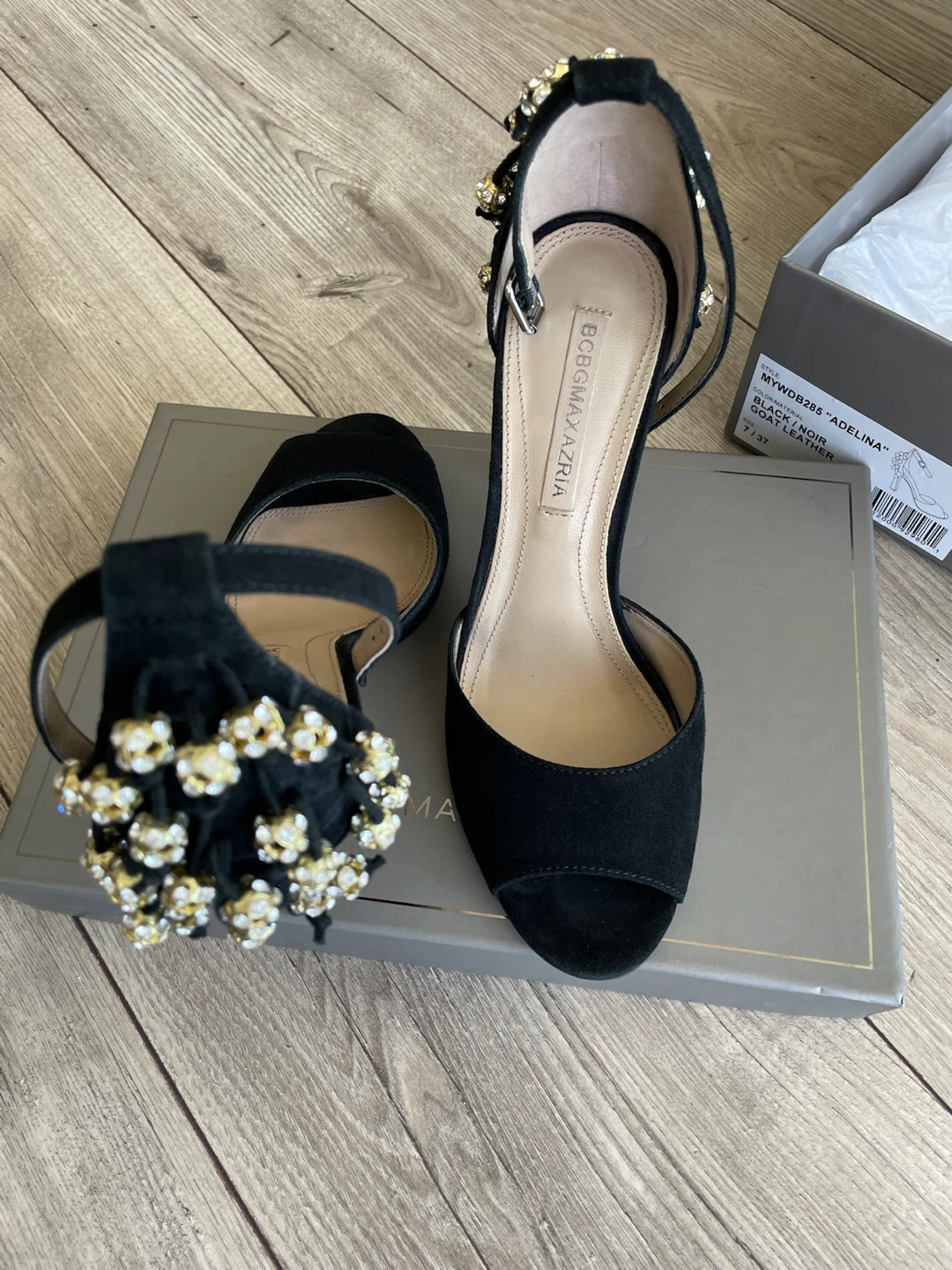 BCBGMAXAZRIA Adelina Black Heels - photo 2