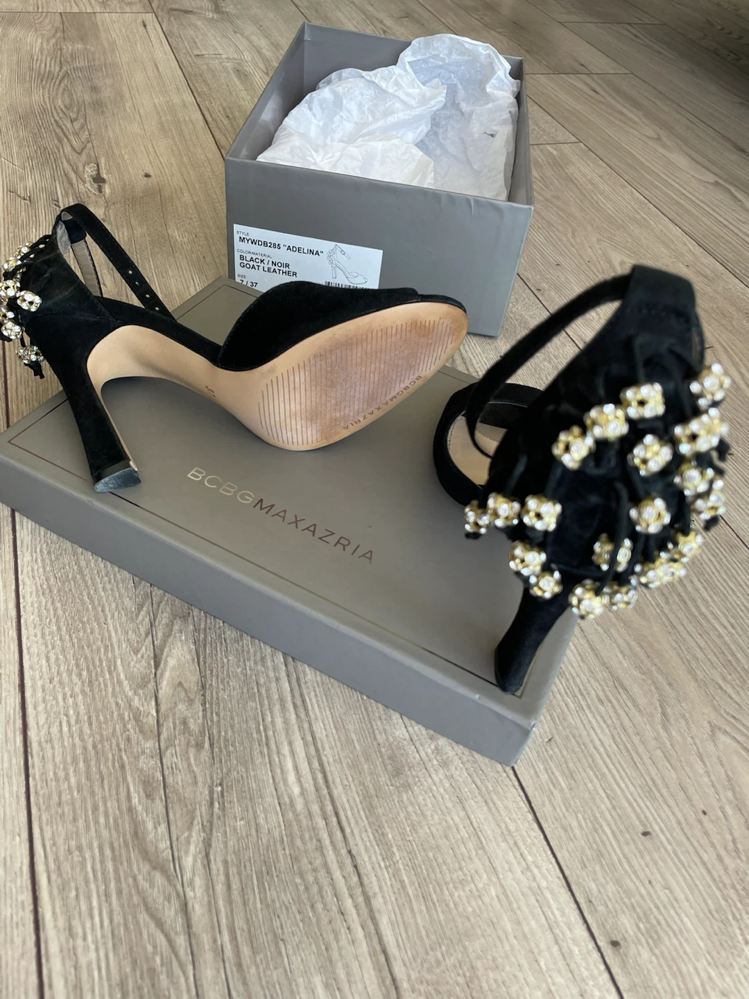 BCBGMAXAZRIA Adelina Black Heels - photo 4