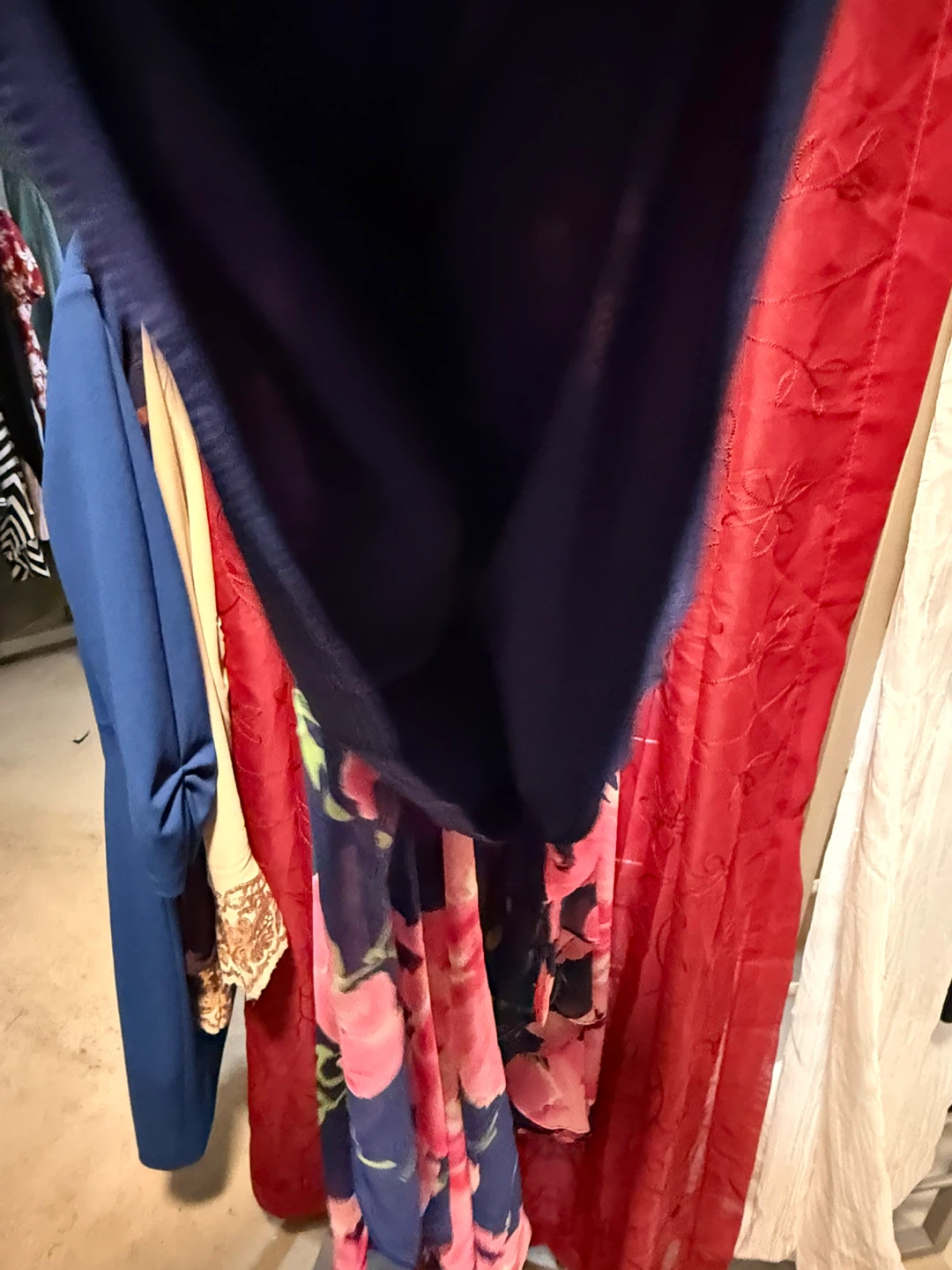 Navy Floral Maxi Dress - photo 4