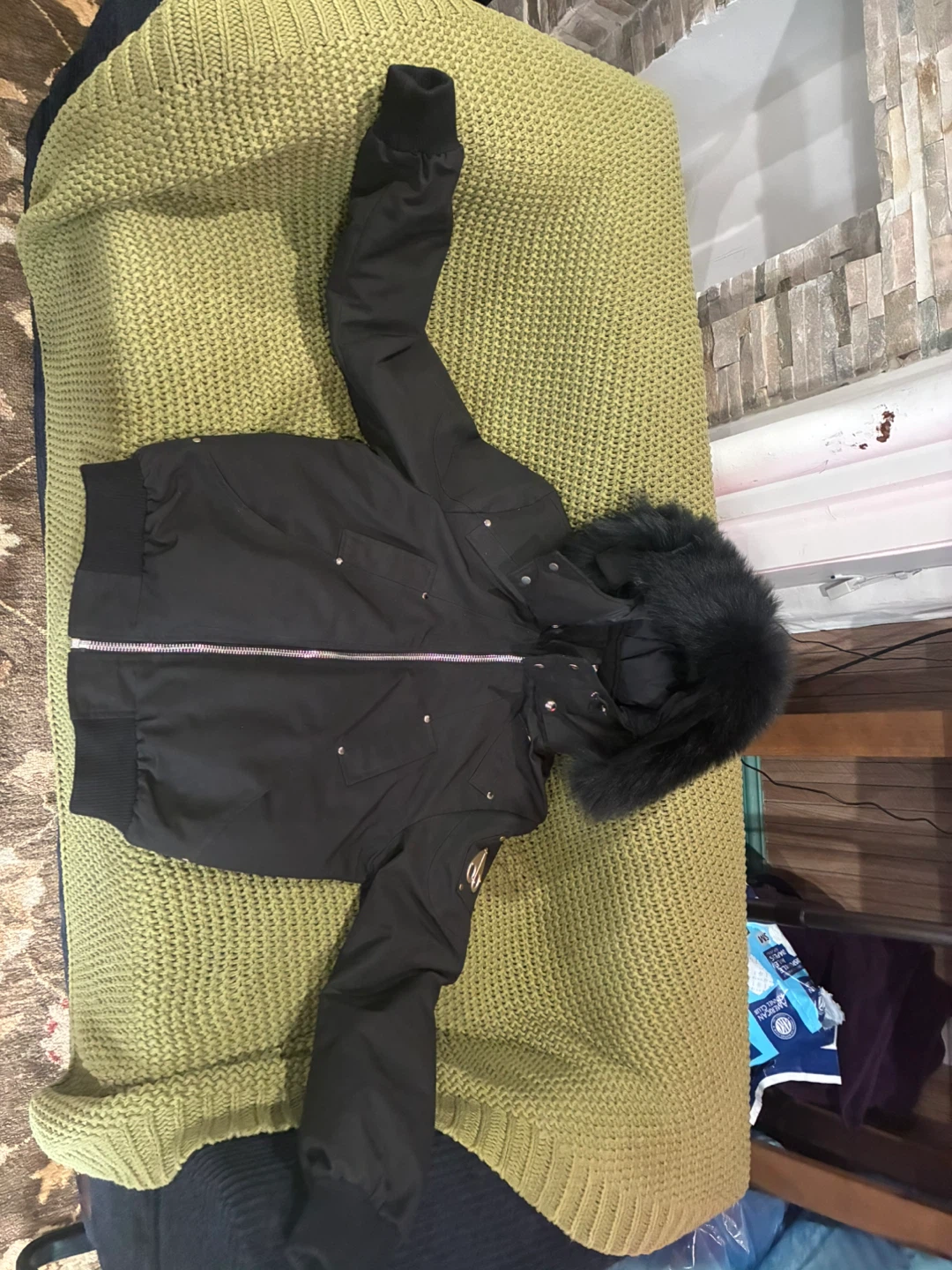 Moose Knuckles Down Filled Bomber Jacket
