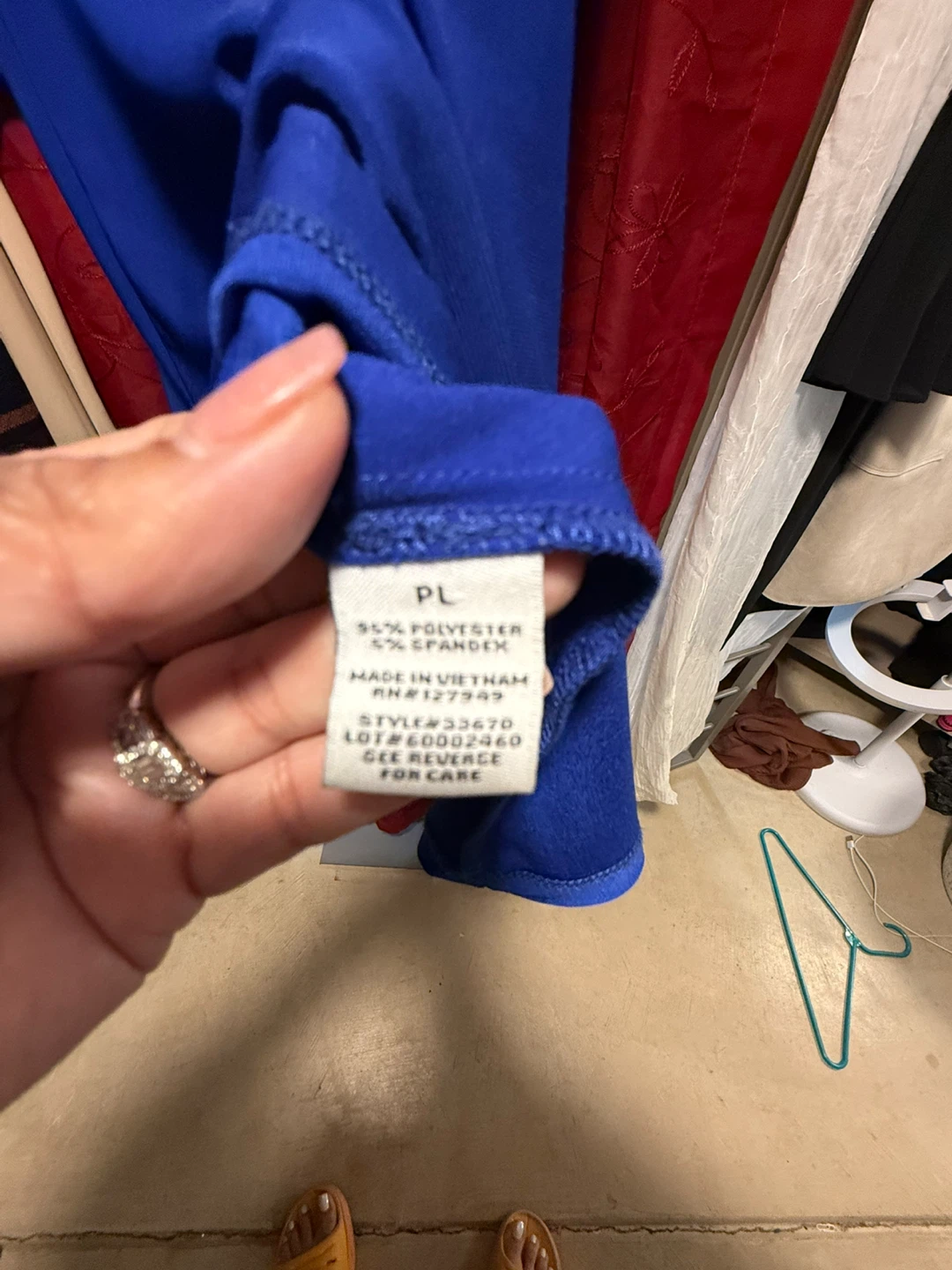 Emma & Michele Blue V-Neck Zip Dress - photo 4