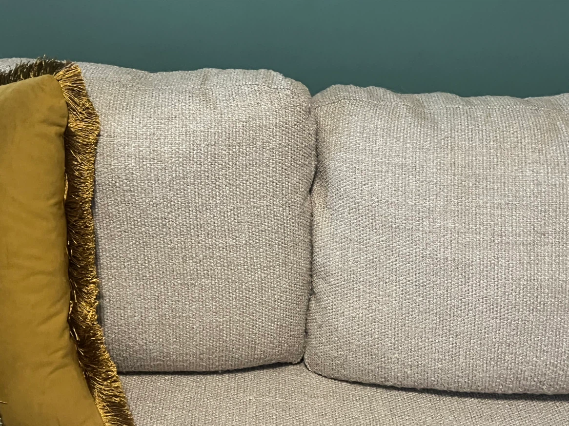 Large Beige/Taupe Sofa – Deep & Comfortable - photo 5