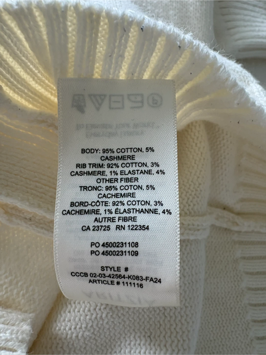 Aritzia cotton cashmere Cardigan - photo 5