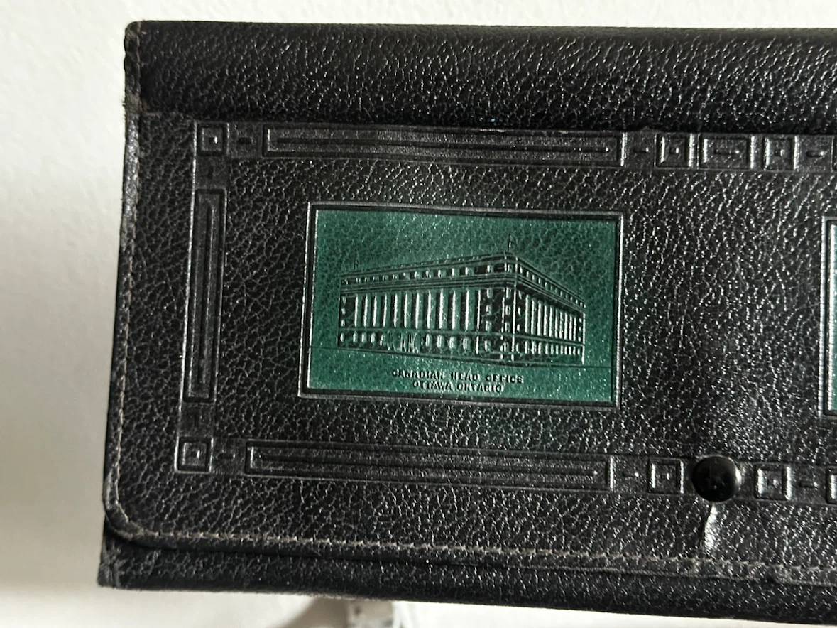 1940s leatherette promo life insurance policy wallet - photo 2