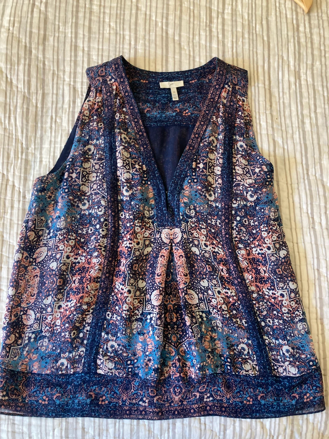 Joie Sleeveless Silk Blouse - photo 2