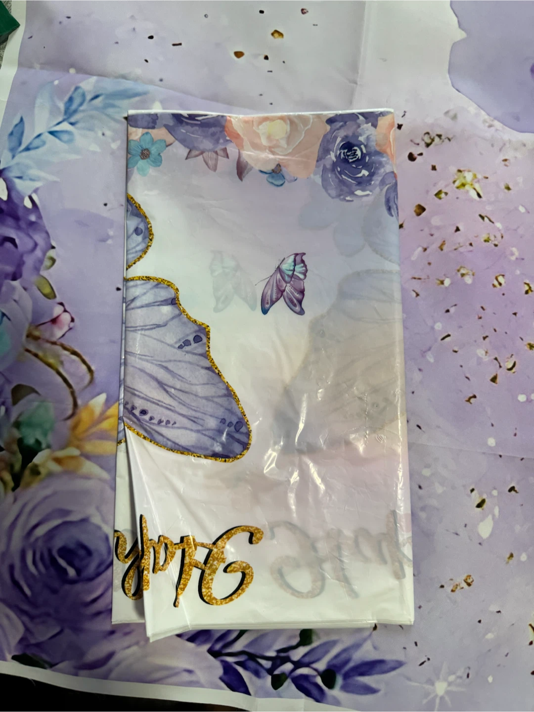 Butterfly Themed Happy Birthday Backdrop - photo 2