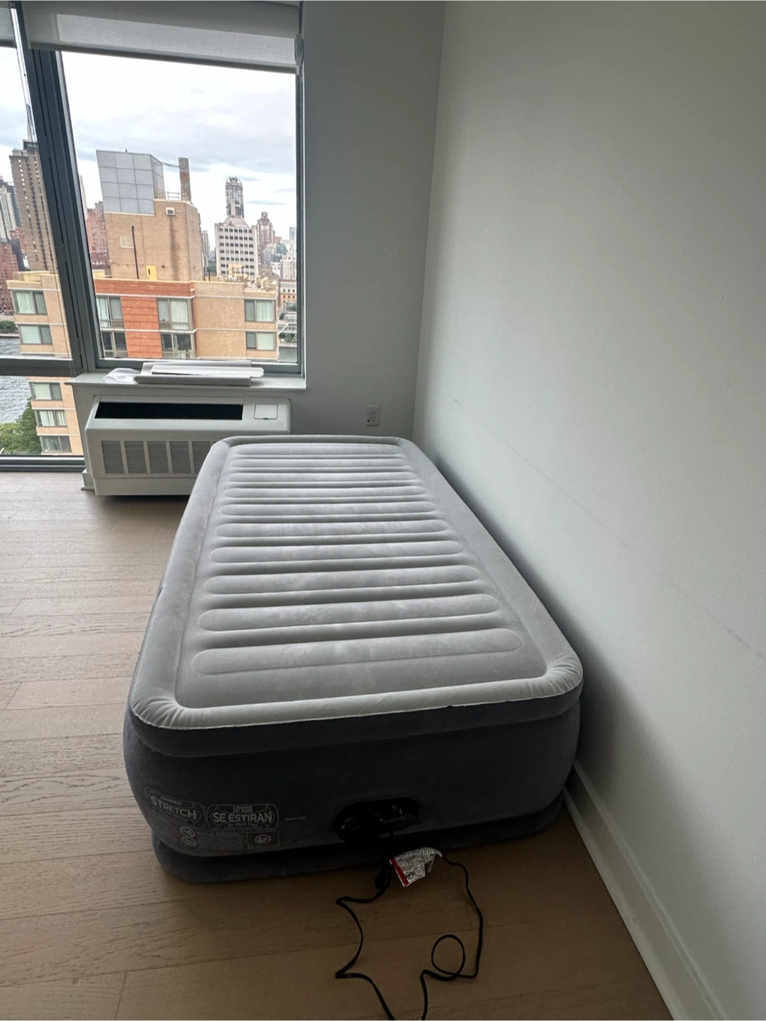 Intex 18" Twin Size Air Mattress with Built-in Pump