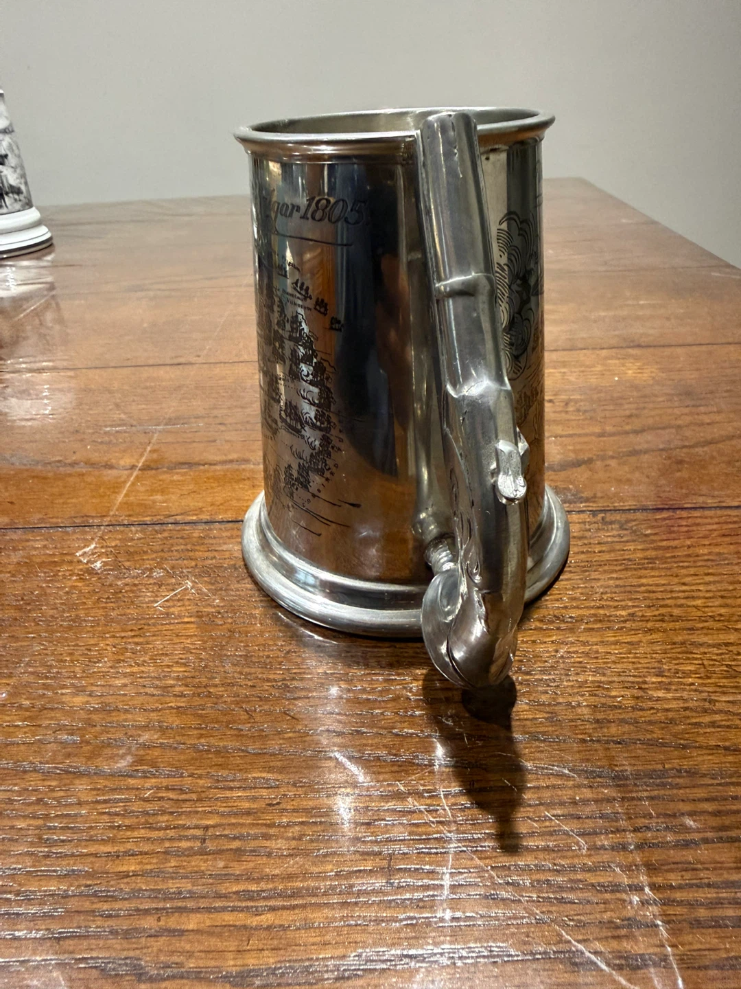 Vintage English Pewter Tankard - photo 2