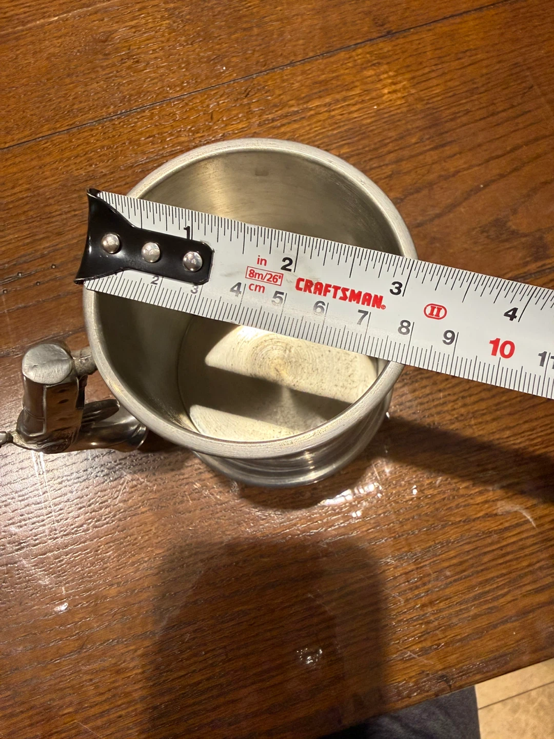 Vintage English Pewter Tankard - photo 5
