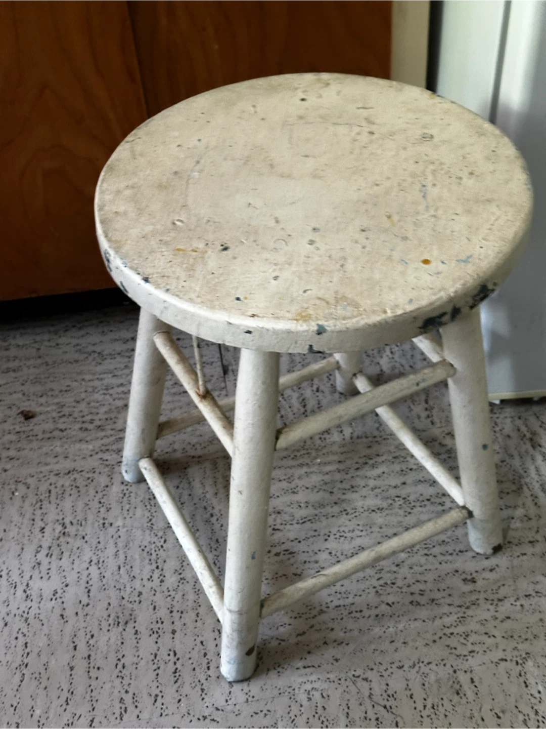 Antique Milking stool - photo 2