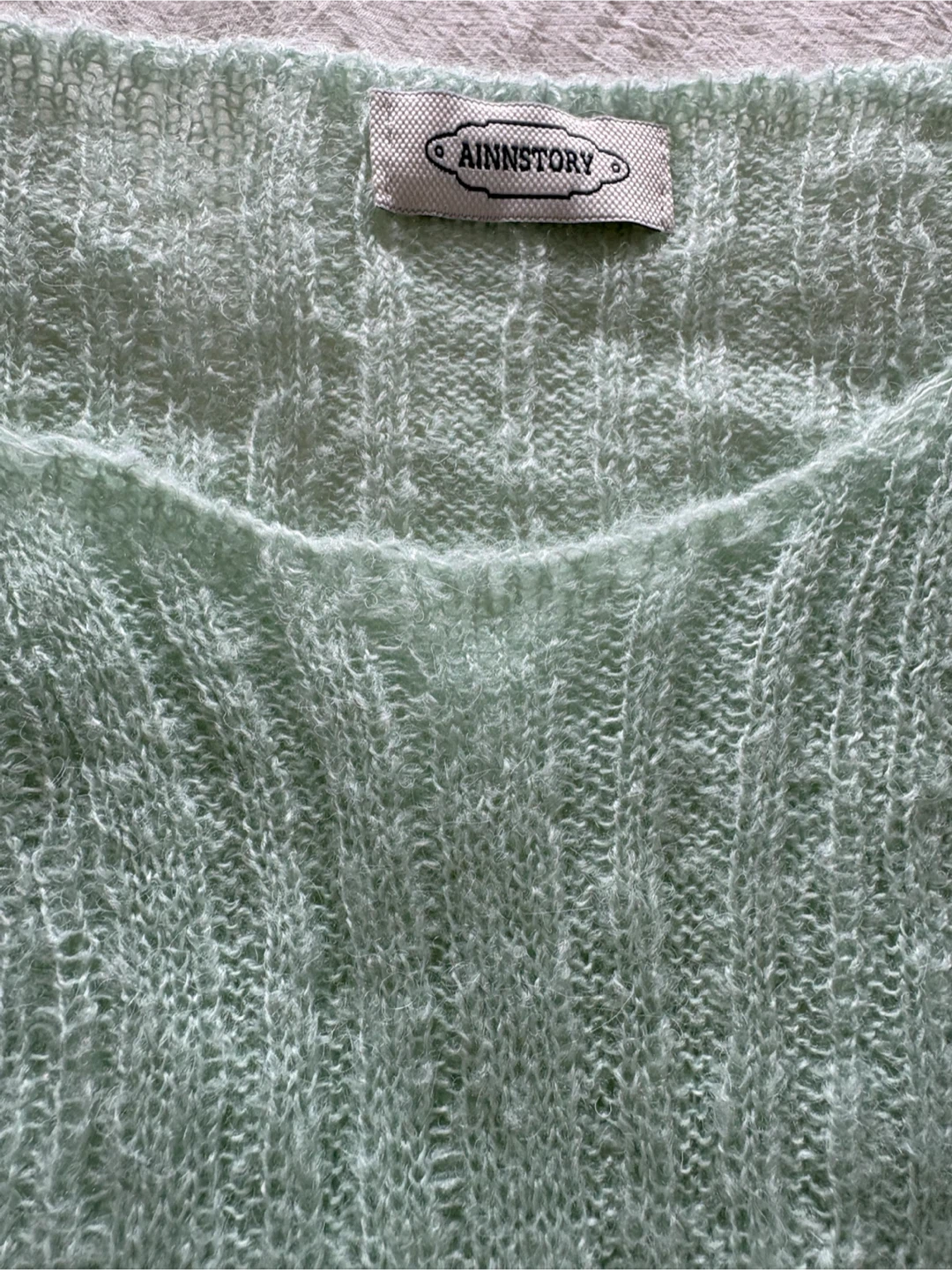 Korean Mint Green Knit Sweater - photo 2