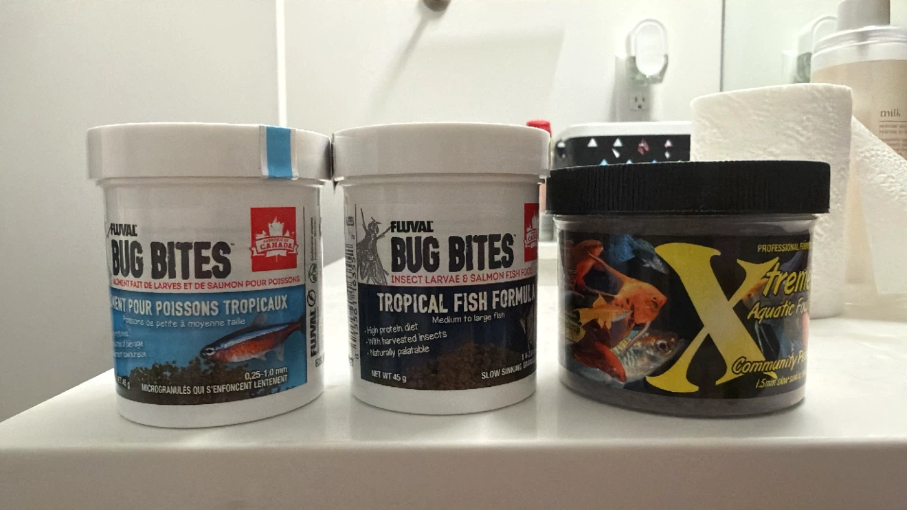 Assorted Fish Food - Fluval, Xtreme, GloFish, Top Fin