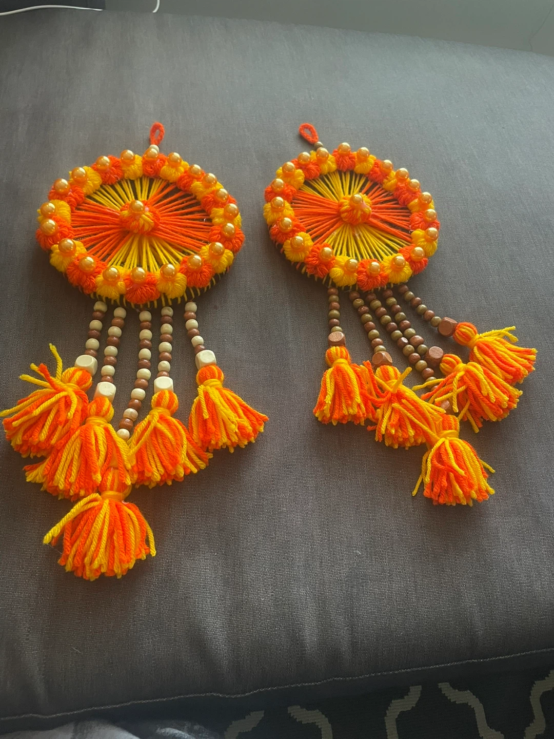 Set of Handmade Crochet Doilies and Wall Hangings