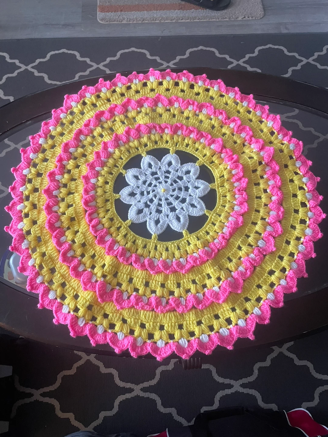 Set of Handmade Crochet Doilies and Wall Hangings - photo 3