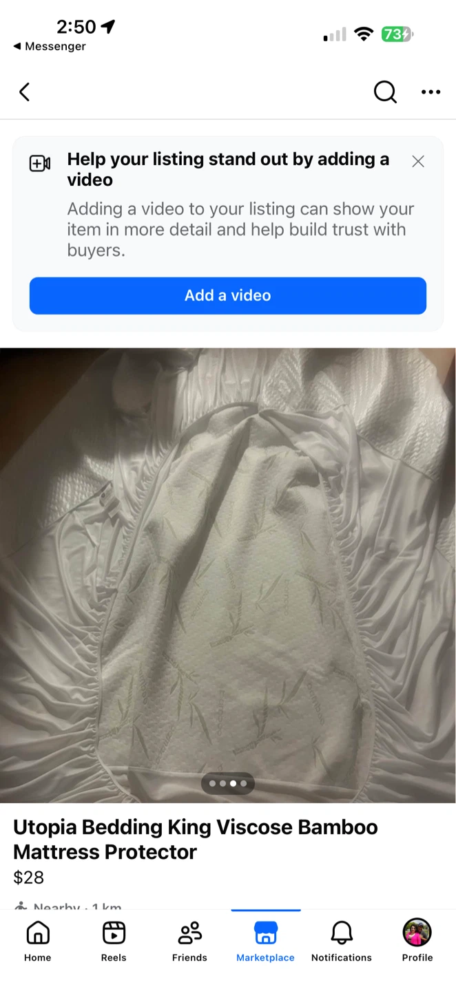 Utopia Bedding King Viscose Bamboo Mattress Protector - photo 2