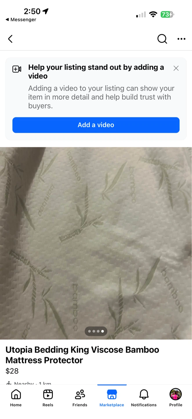 Utopia Bedding King Viscose Bamboo Mattress Protector - photo 3