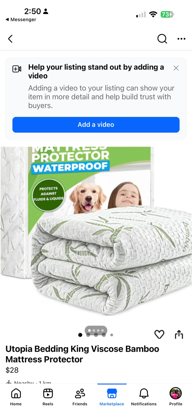 Utopia Bedding King Viscose Bamboo Mattress Protector - photo 4