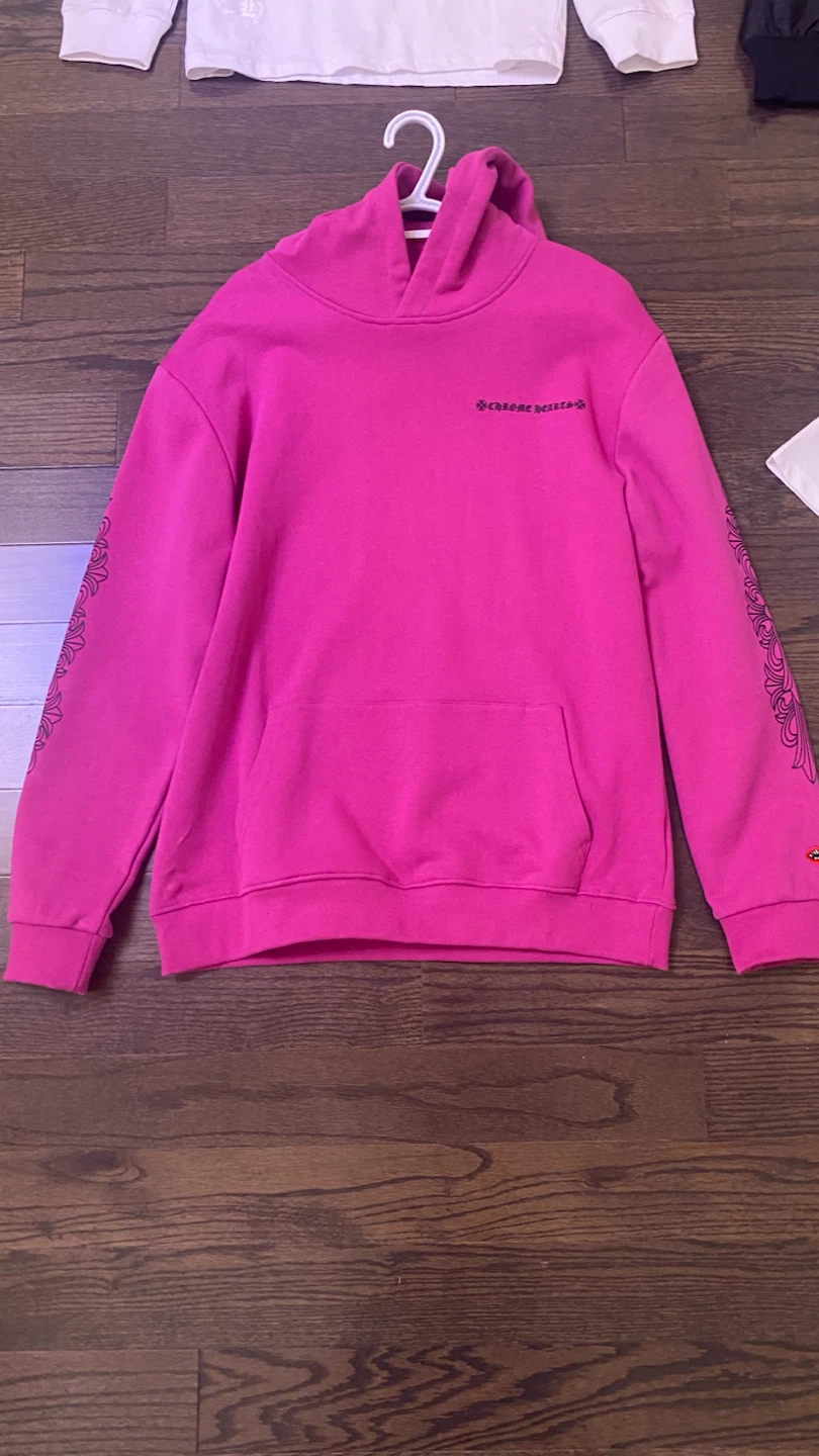 Chrome Hearts Pink Hoodie