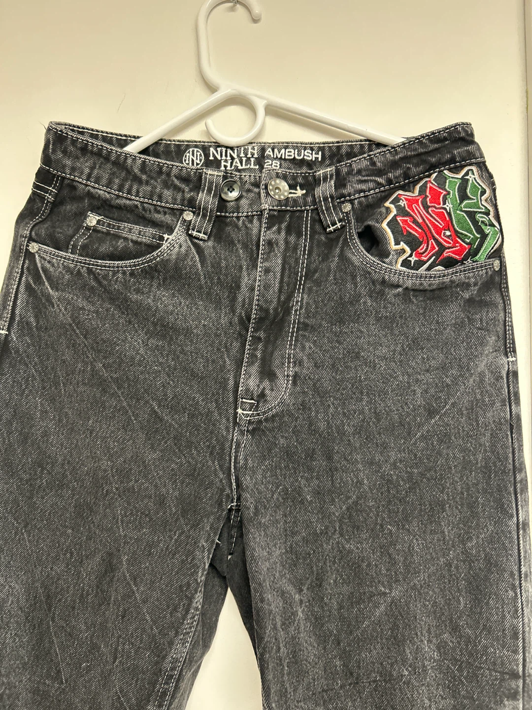 Ninth Ambush Hall Embroidered Jeans - photo 2