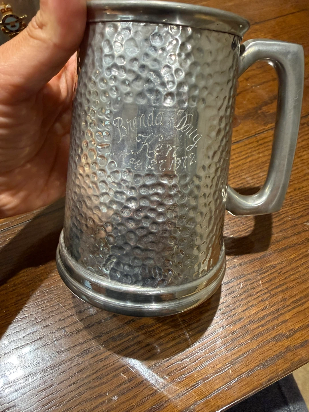 Vintage Pewter Mugs - photo 4