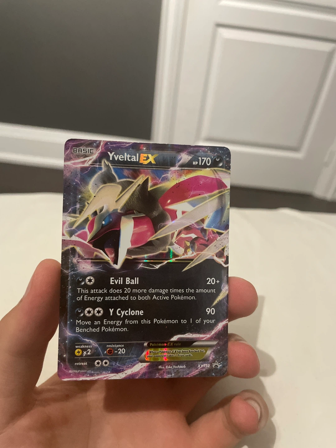 Pokemon Yveltal EX Trading Card - photo 2