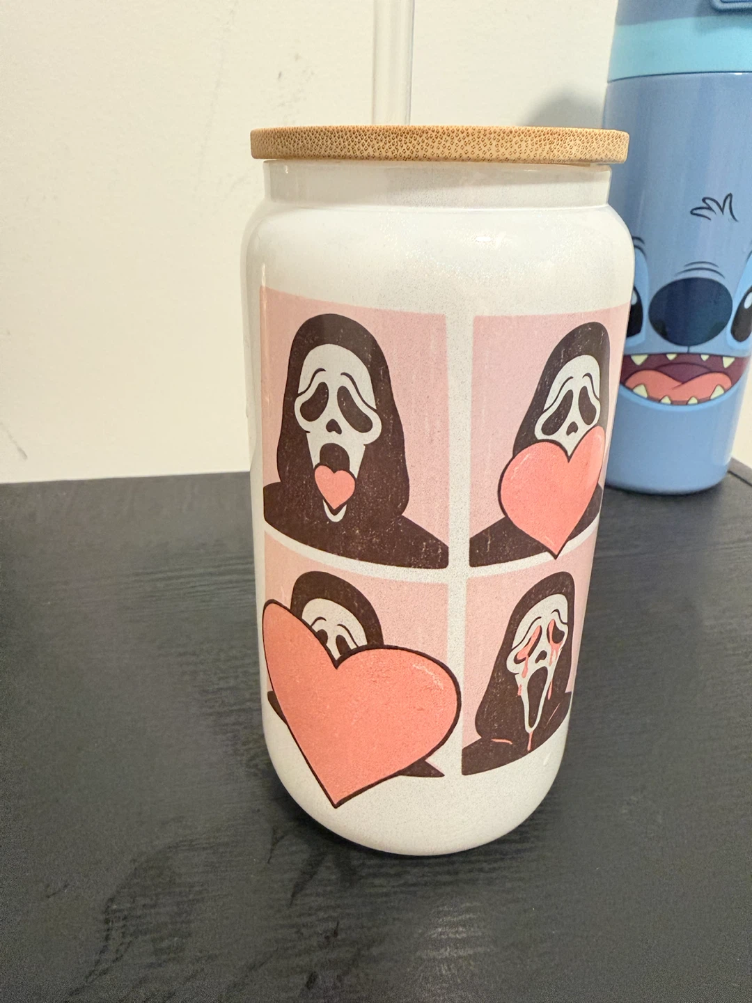 Ghostface Tumbler with Lid and Straw - photo 3