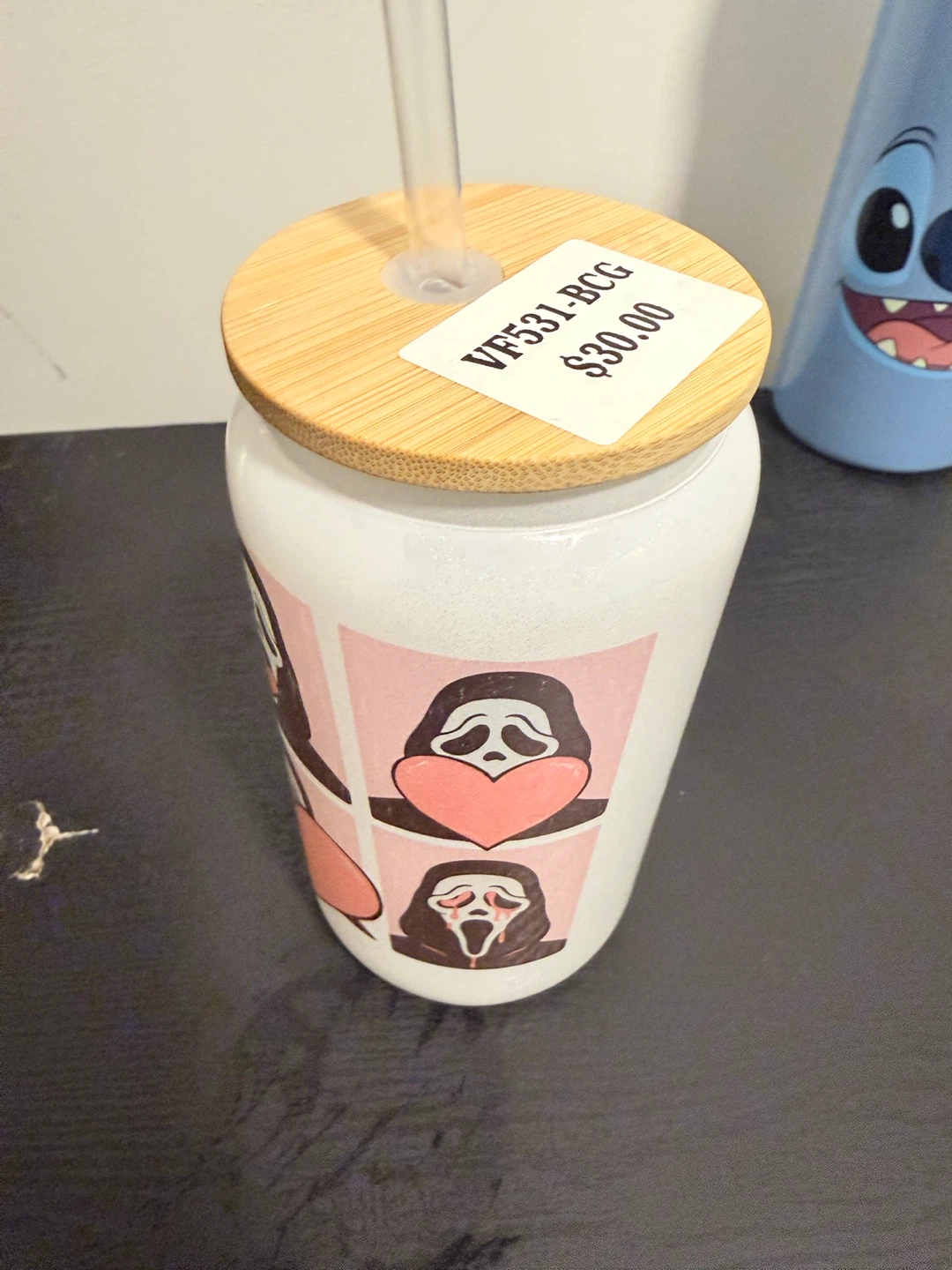 Ghostface Tumbler with Lid and Straw - photo 4