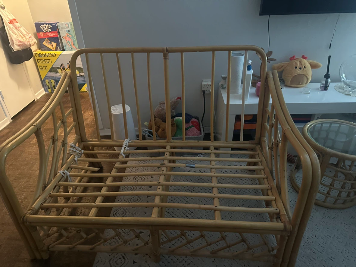 Rattan Loveseat Frame