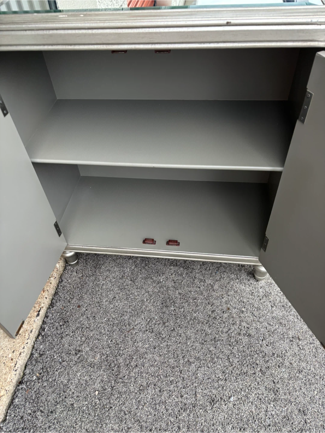 Mirrored Cabinet with Glass Top - photo 2