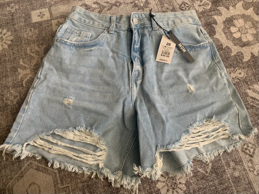 Forever 21 Mom Jean Shorts