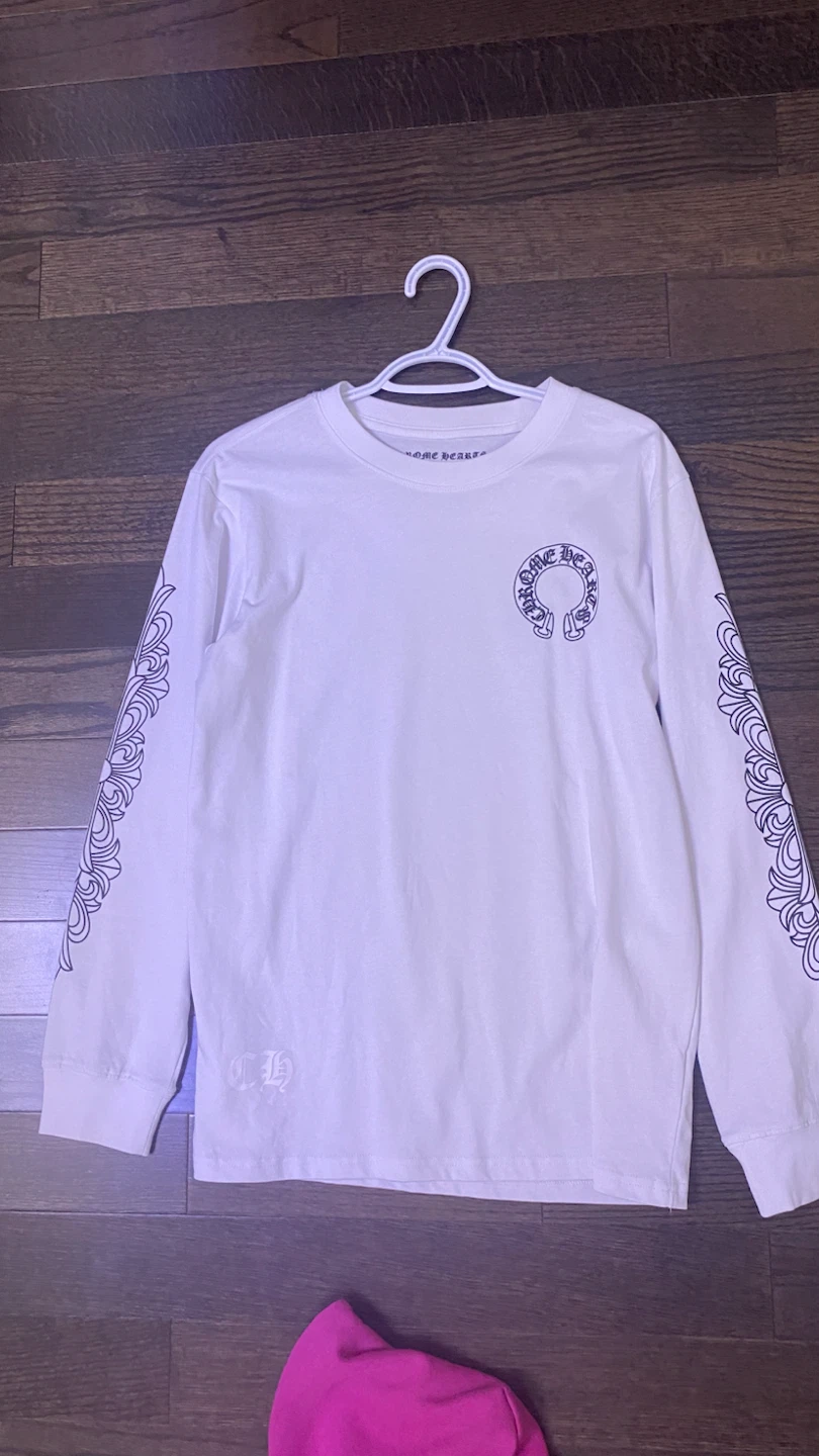 Chrome Hearts Long Sleeve Shirt White