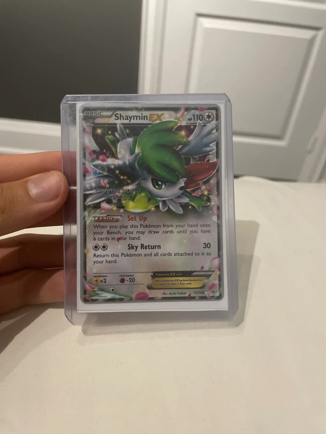 Pokemon EX Shaymin Trading Card