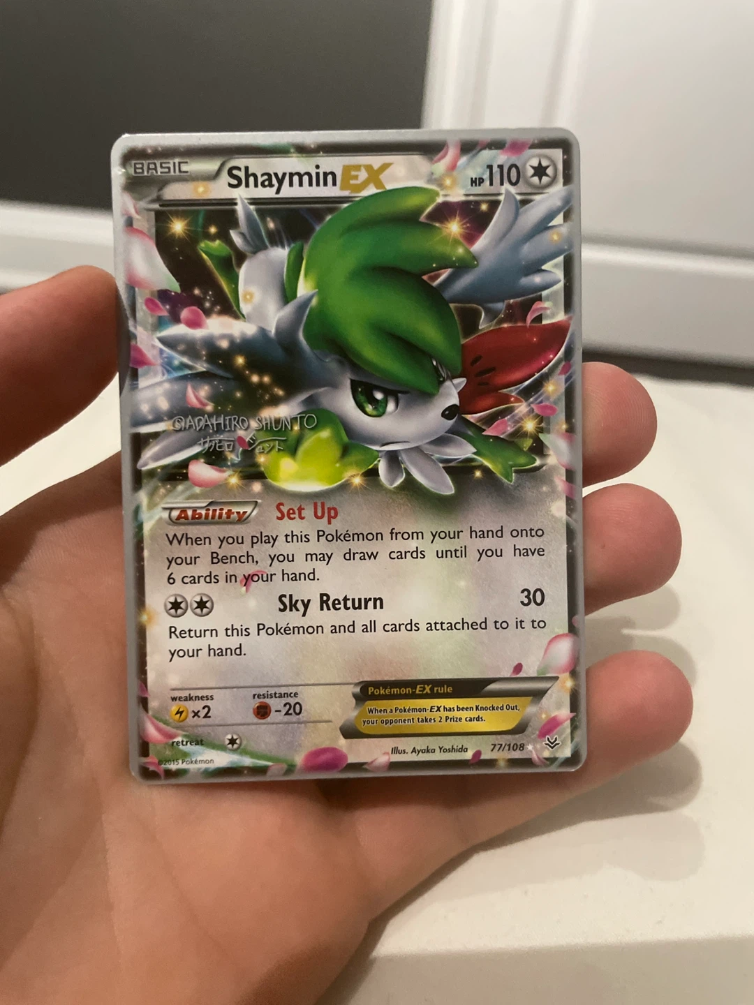 Pokemon EX Shaymin Trading Card - photo 2