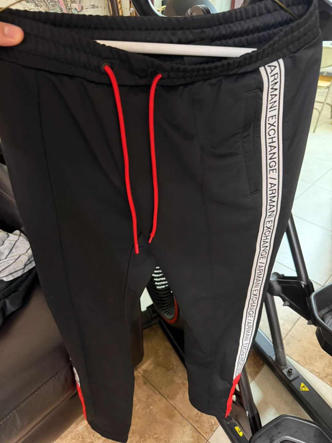 Armani Exchange Black Joggers