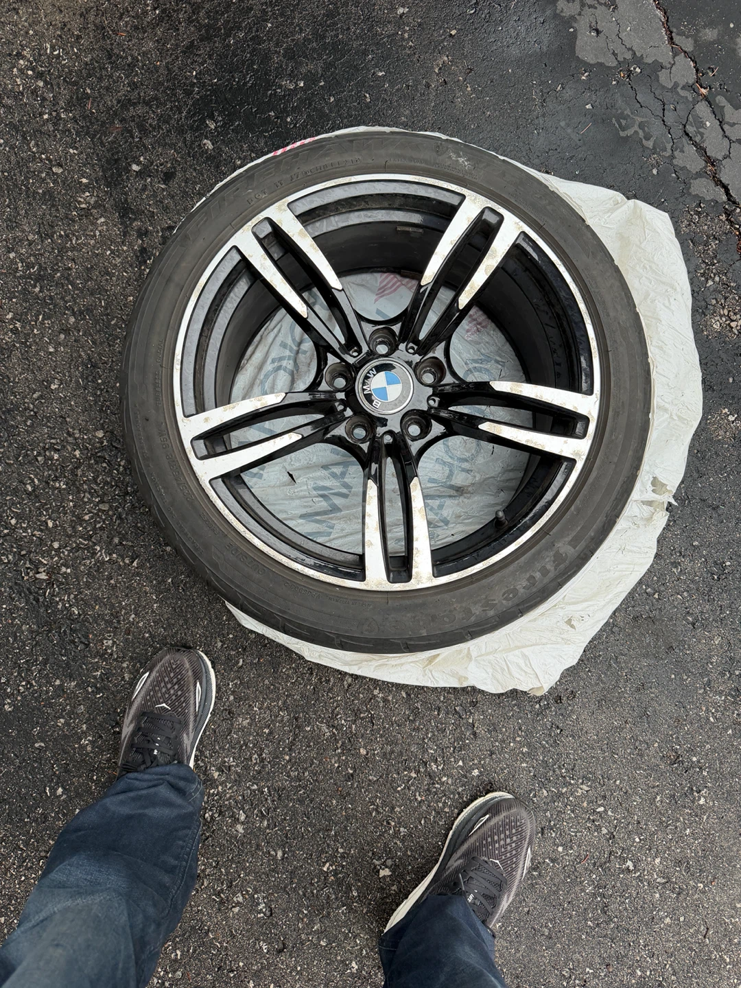 18” BMW 437M Replica Wheels + Firestone Firehawk Indy 500 - photo 3