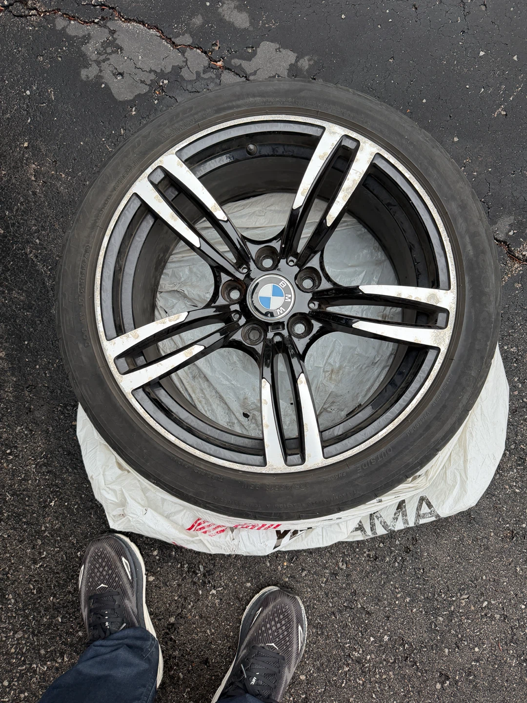 18” BMW 437M Replica Wheels + Firestone Firehawk Indy 500 - photo 4