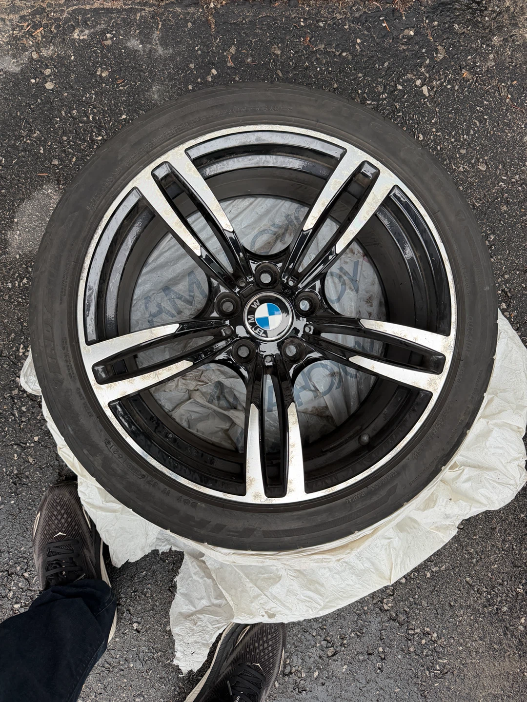 18” BMW 437M Replica Wheels + Firestone Firehawk Indy 500 - photo 5