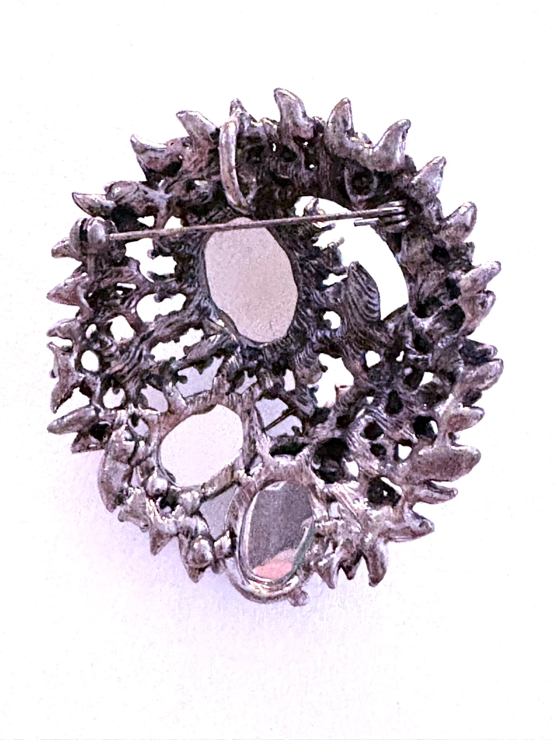 Van age Blue Rhinestone Brooch pendant - photo 3