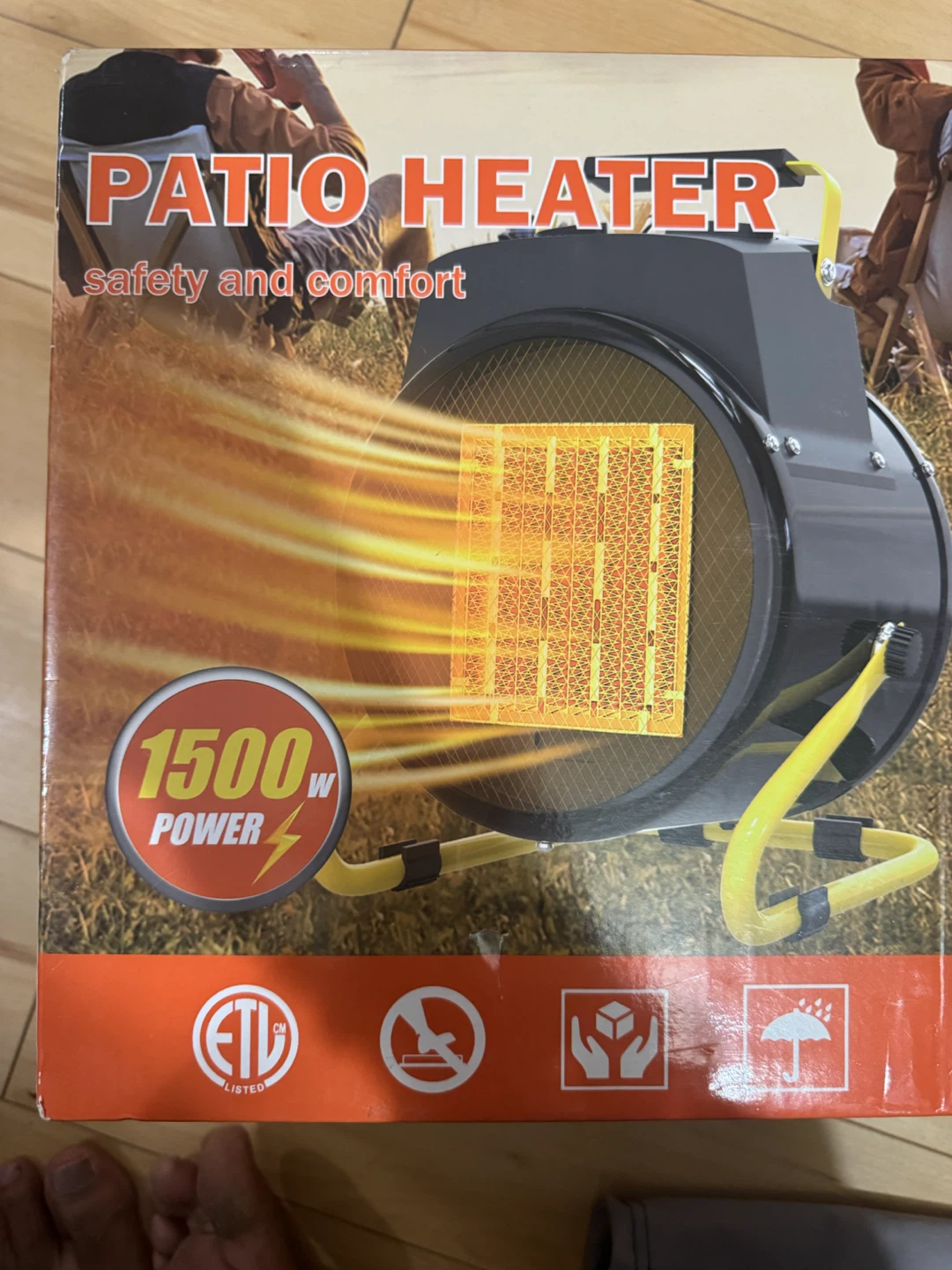 Patio Heater Fan Heater 1500W