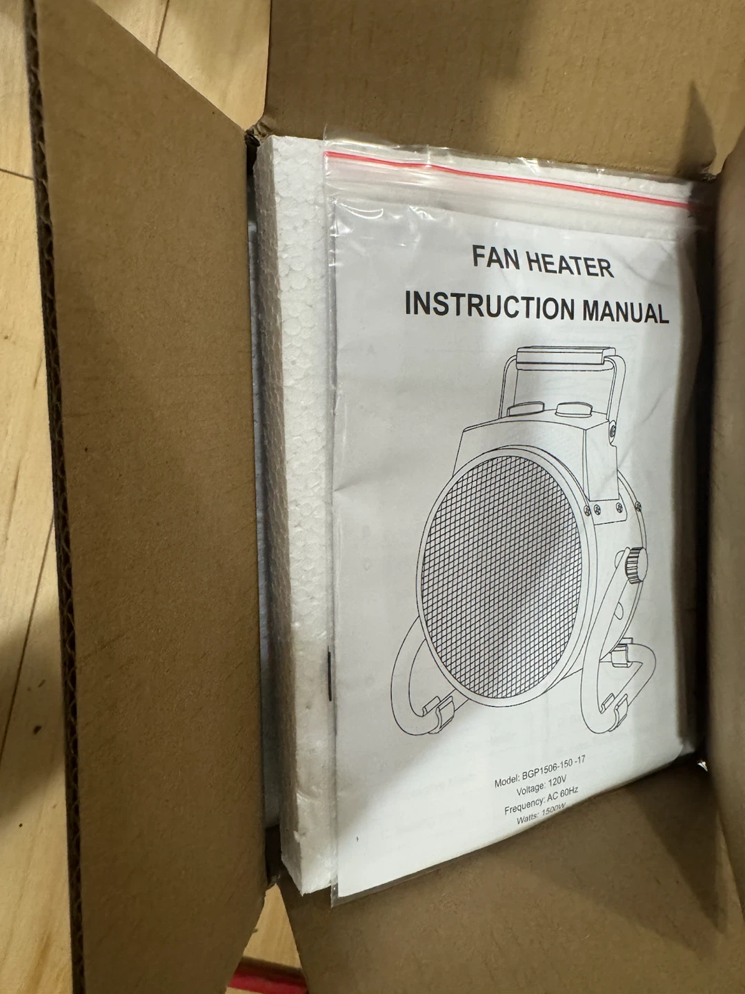 Patio Heater Fan Heater 1500W - photo 2