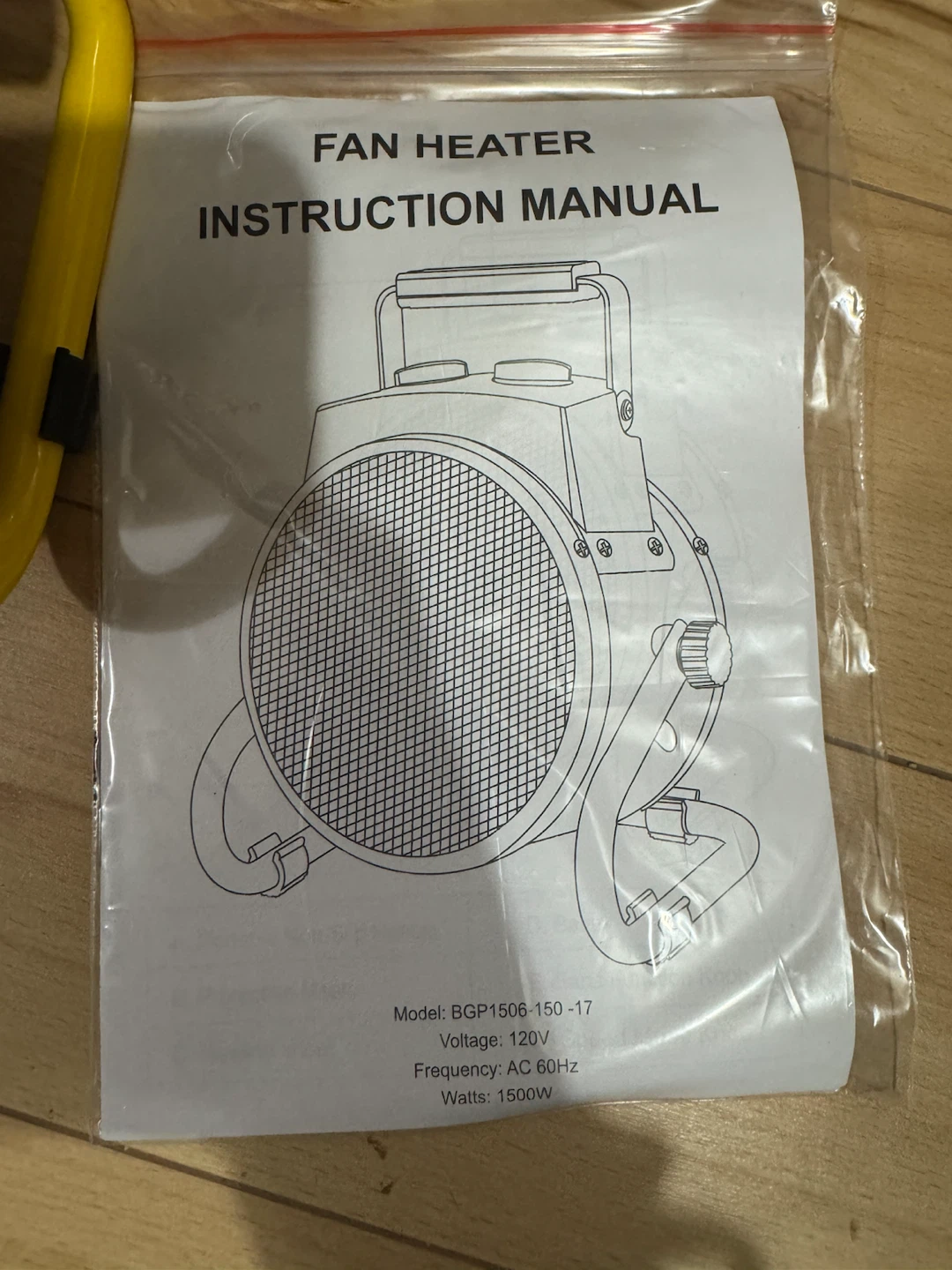Patio Heater Fan Heater 1500W - photo 3