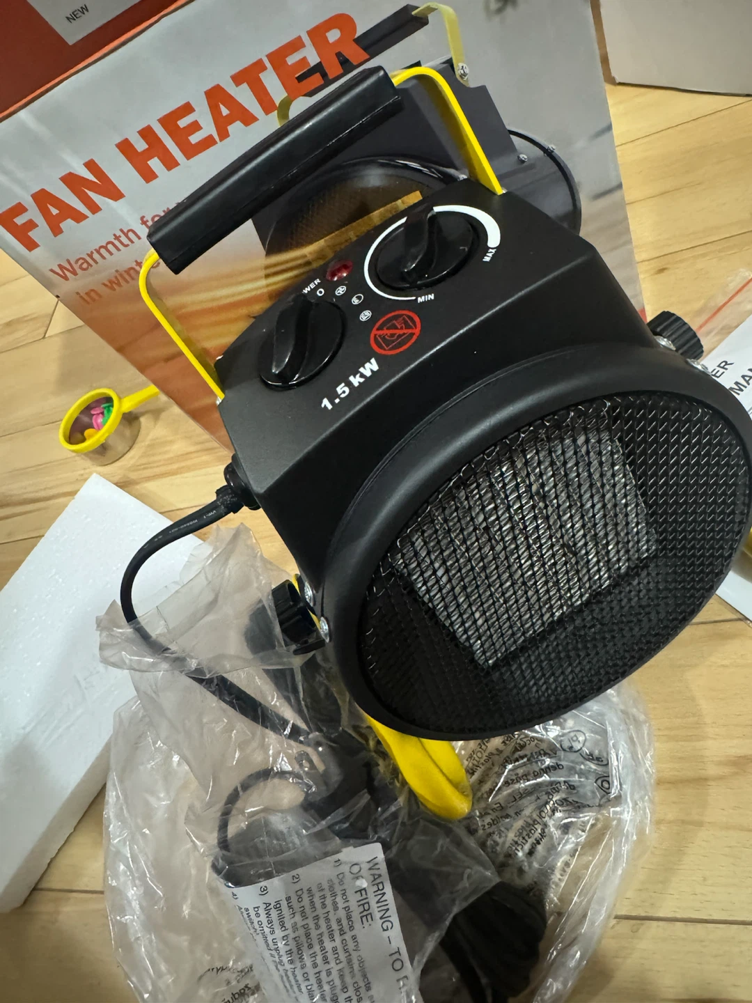 Patio Heater Fan Heater 1500W - photo 4