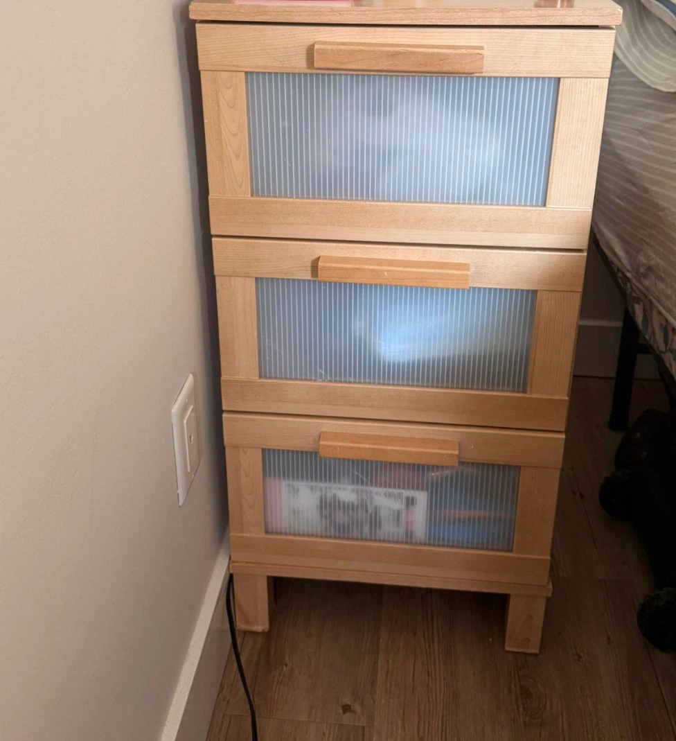 IKEA 3-Drawer Storage Unit