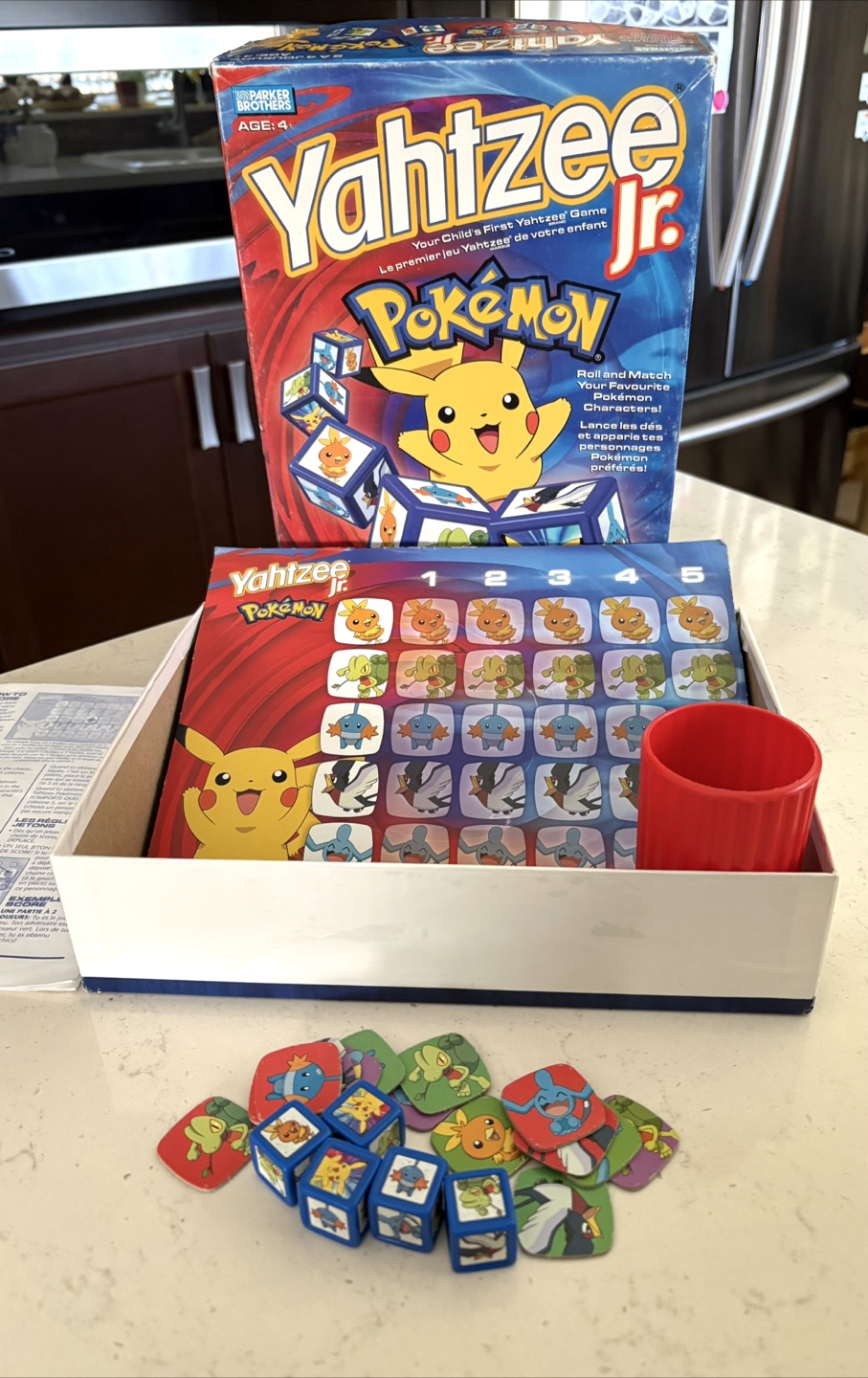 Parker Brothers Pokémon Yahtzee Jr.