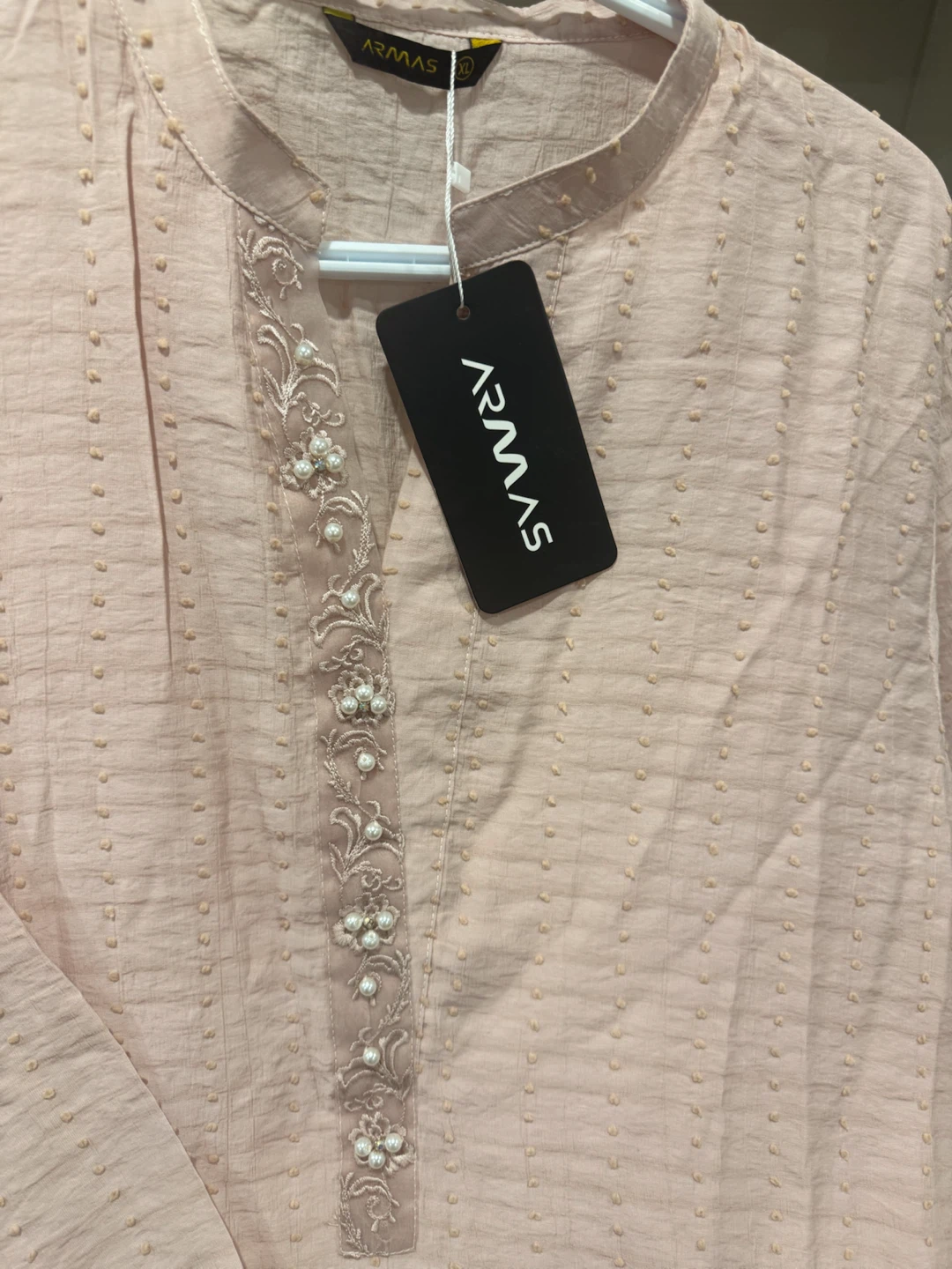 Armas Pink Embroidered Kurta Set