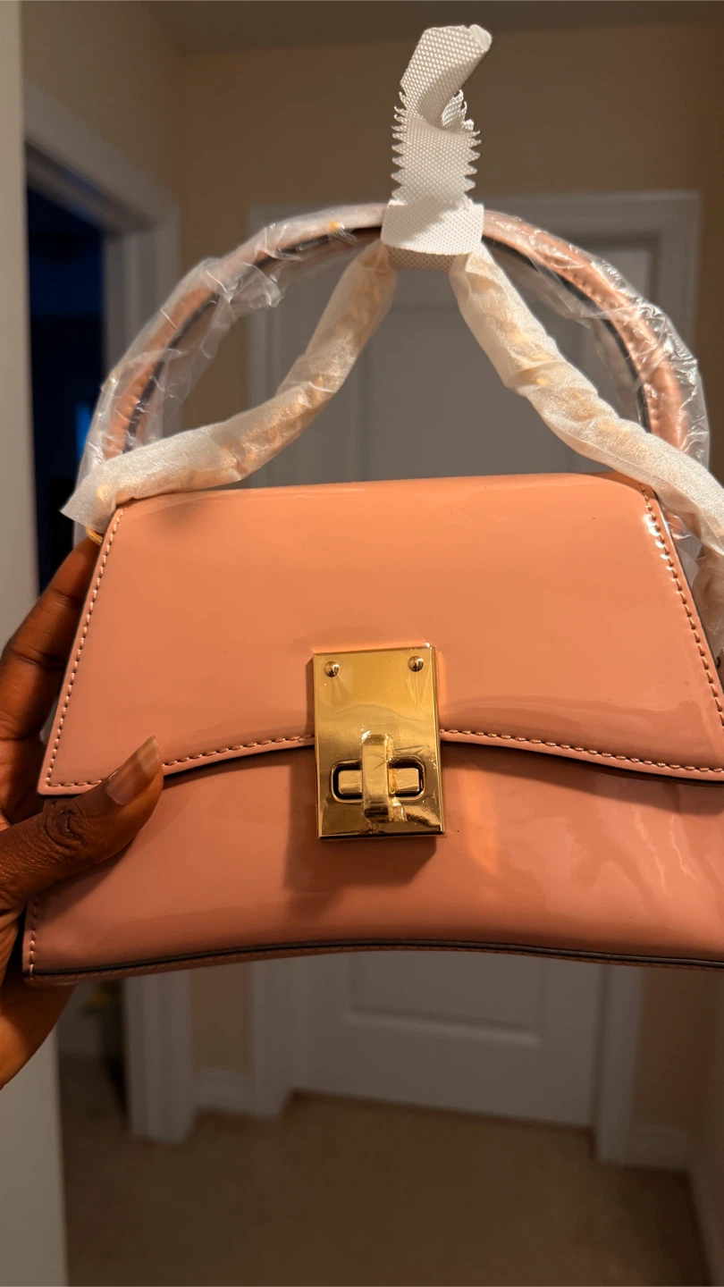 Aldo Pink Patent Handbag