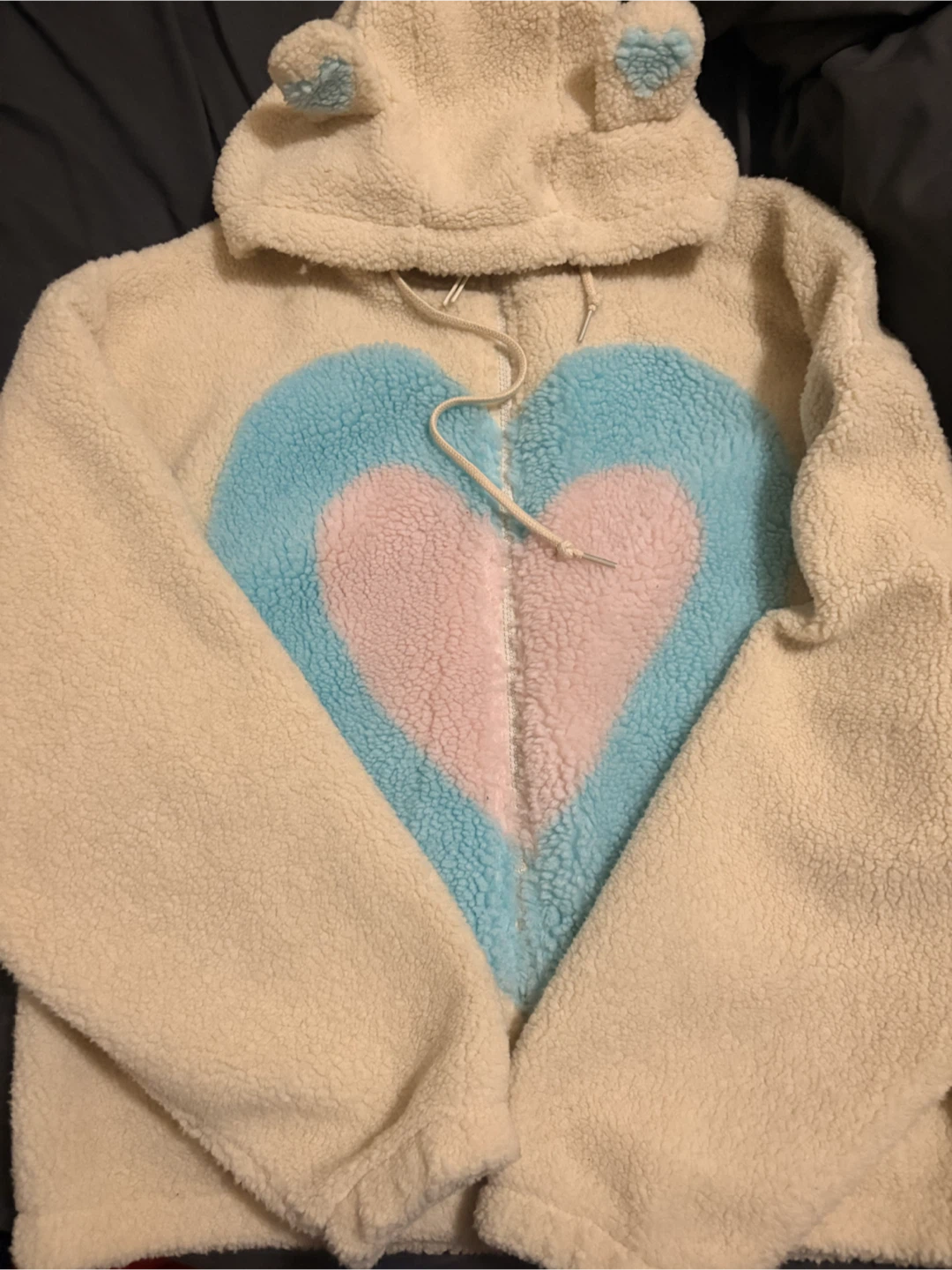 ALAB Cream Zip-Up Hoodie