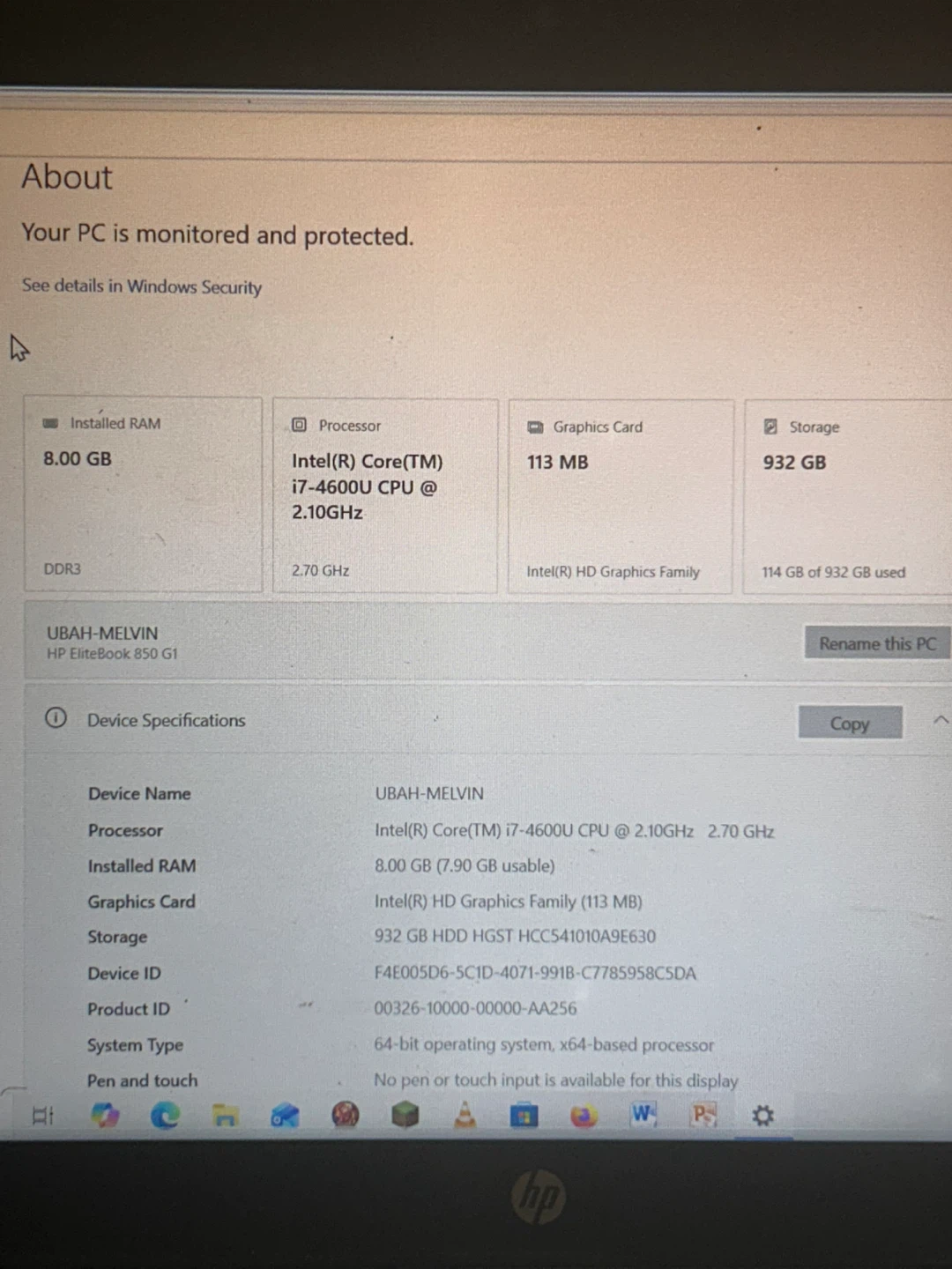 HP EliteBook 850 G1 Laptop - photo 3